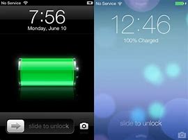 Image result for iOS 7 with iOS 6 Lock Screen