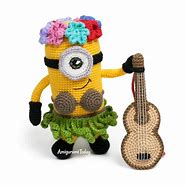 Image result for Free Hawaiian Minion Crochet Pattern