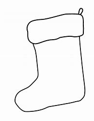 Image result for Christmas Stocking Cut Out Template