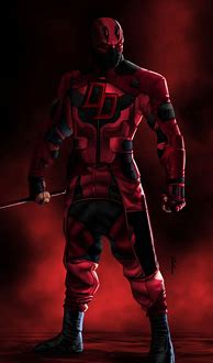 Image result for Daredevil Red Suit