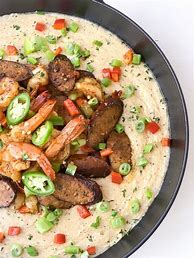 Image result for Shrimp and Grits with Andouille Sausage