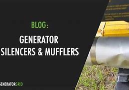 Image result for Generator Exhaust Silencer