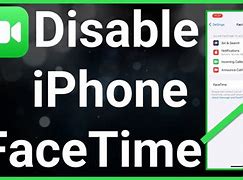 Image result for How to Turn Off FaceTime On iPhone