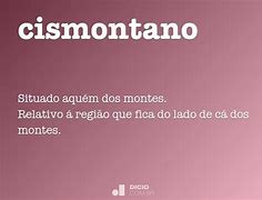 Image result for cismontano