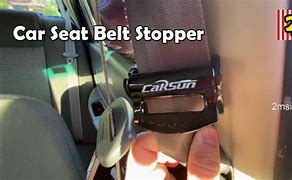 Image result for Seat Belt Stopper Clip