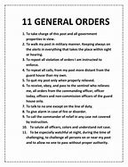 Image result for 4th General Order Meme