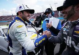 Image result for Chase Elliott and Jimmie Johnson