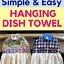 Image result for DIY Hanging Dish Towel