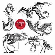 Image result for Mythical Creatures Vector