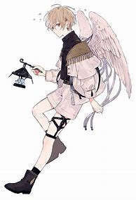 Image result for Angel Anime Boy OC