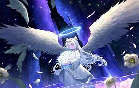 Image result for Anime Girl Angel Wings