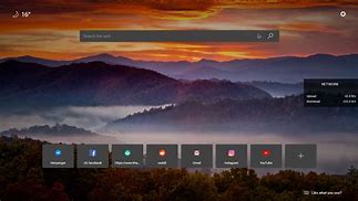 Image result for Microsoft Edge Home Screen