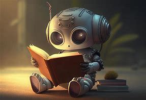 Image result for Robot Reading a Boook