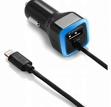 Image result for Short Apple iPhone 8 Plus Car Charger with USB Port