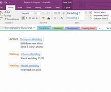 Image result for OneNote Project Management Templates Free