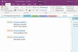 Image result for OneNote Task List Template