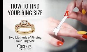 Image result for Ring Size Sheet