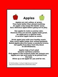 Image result for Poems About Apple's