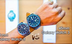 Image result for Galaxy Watch 3 41Mm vs 45 Mm