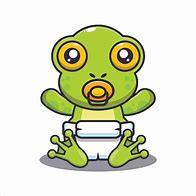 Image result for Cute Cartoon Baby Frog