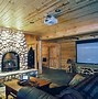 Image result for Man Cave Wood Library TV