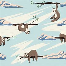 Image result for Sloth Wallpaper Pattern