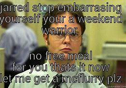 Image result for Weekend Warrior Meme