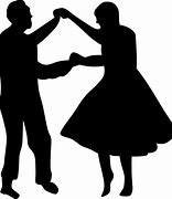 Image result for Dancing Couple Black and White