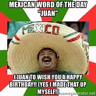 Image result for Happy Birthday Sombrero Meme