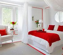 Image result for Red & White Interior