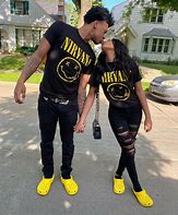 Image result for Black Couple Matching Clothes