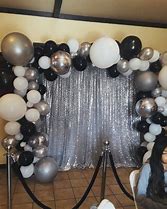 Image result for Rose Gold and Black Party Decor Ideas