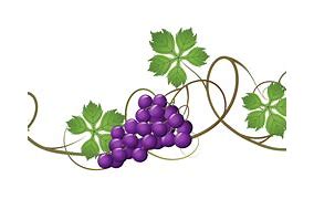 Image result for Grapes On Vine Clip Art