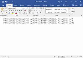 Image result for Word Layout