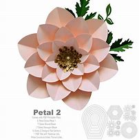 Image result for Paper Flower Templates Printable