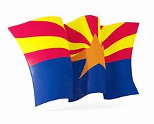 Image result for Waving State Flag Arizona