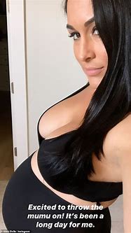 Image result for Nikki Bella Pregnant Midriff