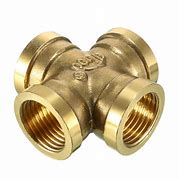 Image result for 4-Way Pipe Connector
