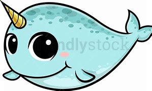 Image result for Cute Baby Narwhal Cartoon