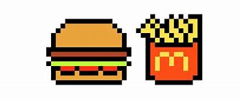 Image result for Meal Logo Pixel Art