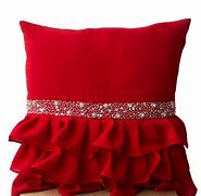 Image result for Red Sequin Pillow