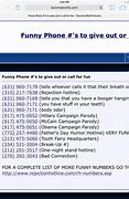 Image result for Real Phone Numbers to Prank Call