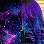 Image result for Anime Girl with Galaxy Hair