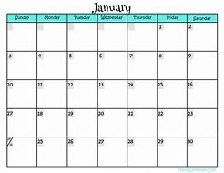 Image result for A Printable Calendar