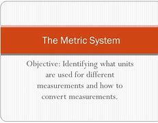 Image result for Metric System Length