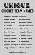Image result for New Cricket Team Names