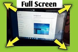 Image result for How to Full Screen Laptop