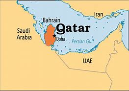 Image result for Middle East Map Qatar