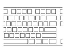 Image result for Keyboard Sketch Simple