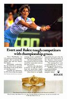 Image result for Chris Evert and Rolex